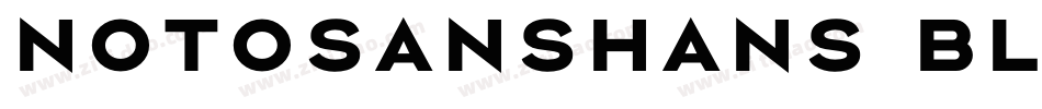 notosanshans black字体转换